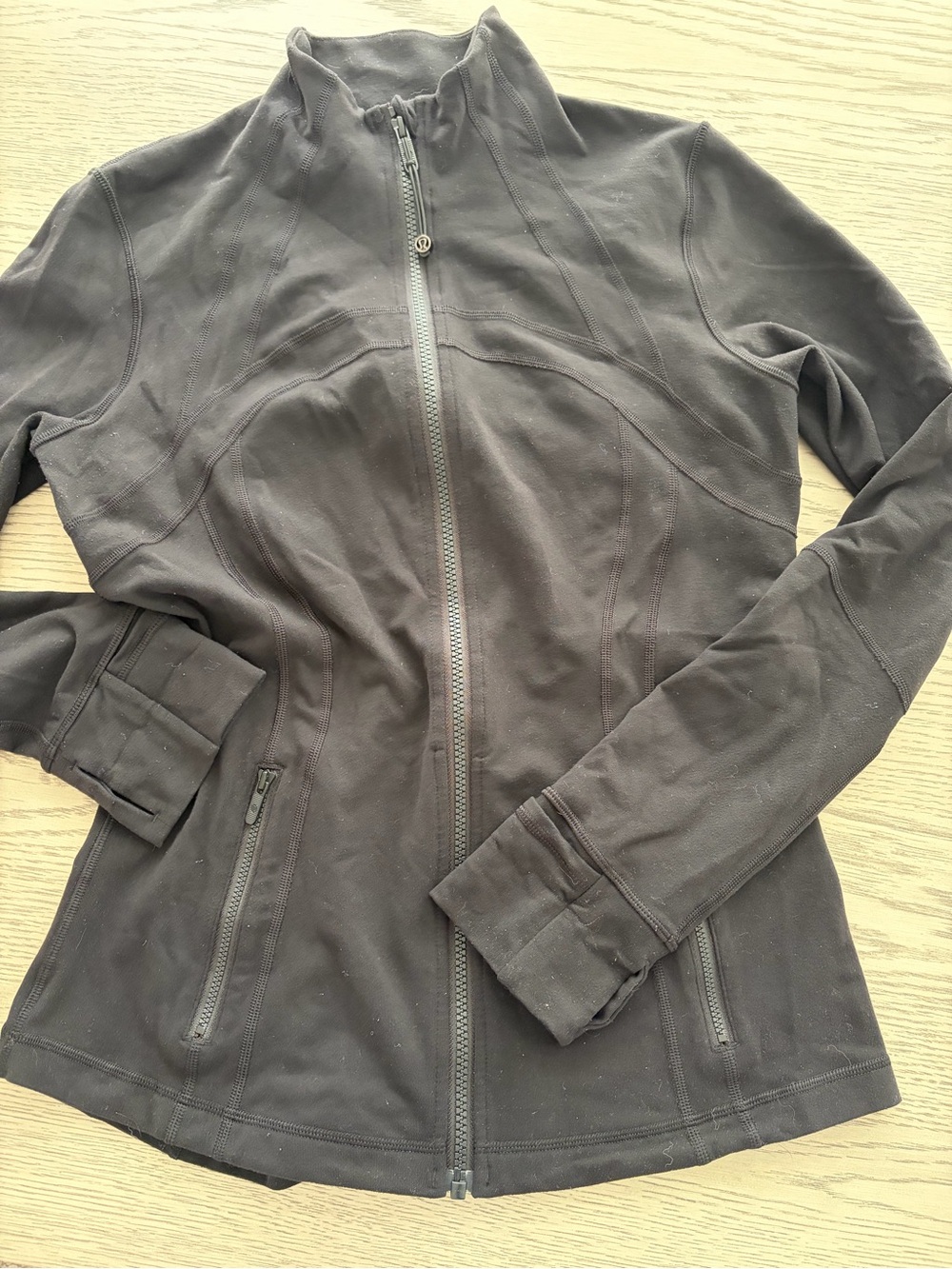 lululemon athletica Black Zip-Up Utility Jacket
